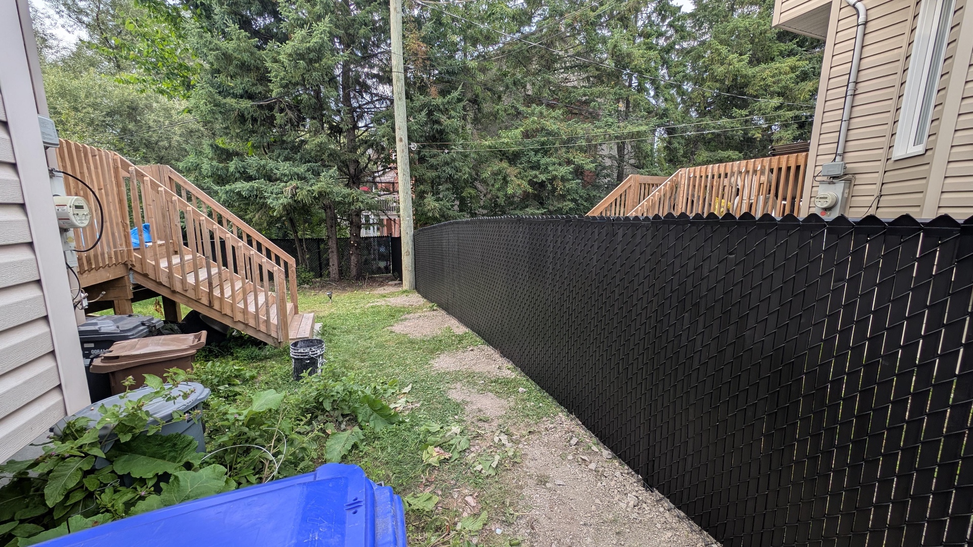 Clôture en maille de chaîne — réalisation 2 de Clôture 819 en Outaouais