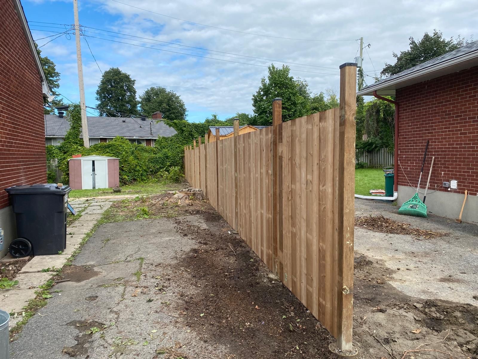 Clôture en bois — réalisation 2 de Clôture 819 en Outaouais